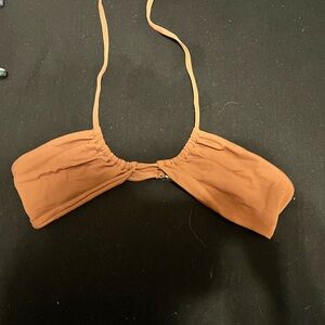Zaful Brown Bikini Top